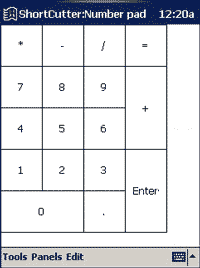 ShortCutter: Number pad