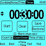 Timer countdown panel